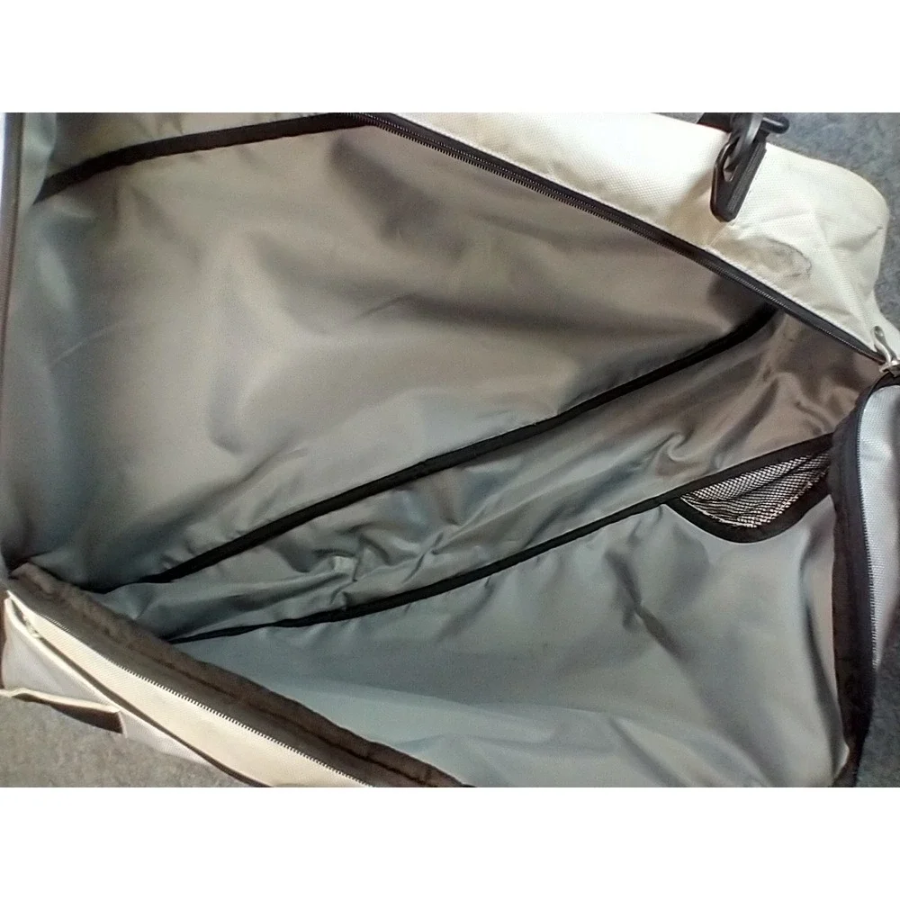 Adidas Barricade Tour Tennis Bag Large Silver Black 3-Stripe Racket Bag